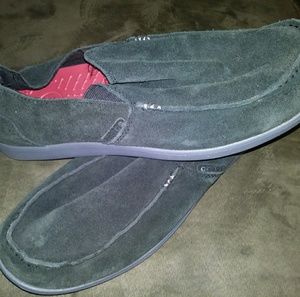 Black CROCS Santa Cruz Suede II Loafer m